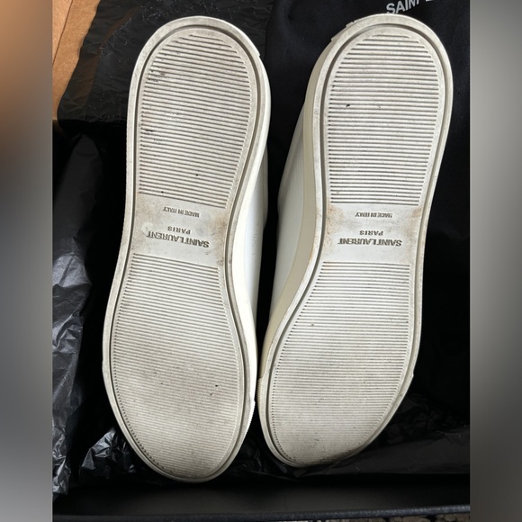 SAINT LAURENT 38.5/8.5 Andy Leather Sneakers Camo - Picture 4 of 5